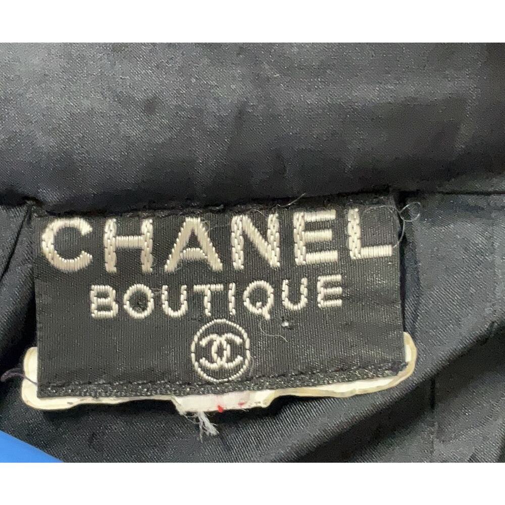 CHANEL Boutique Vintage Tweed Skirt Fuschia Black Check US 8 - Picture 5 of 6